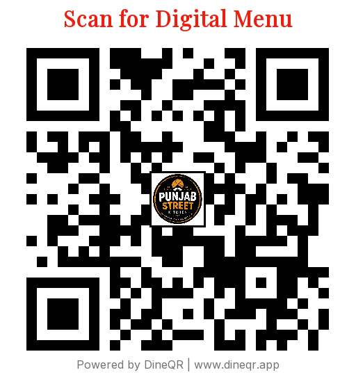 QR code for Punjab Street Kitchen live menu